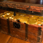 Treasure Chest with Gold Coins